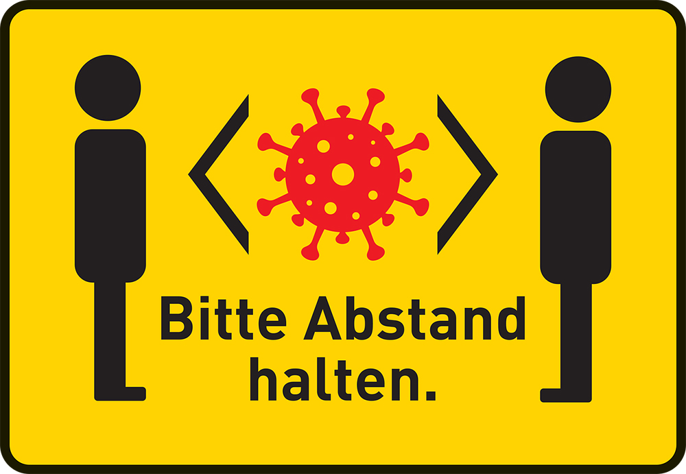 Abstand halten
